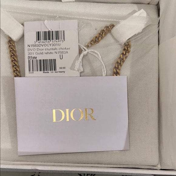 Dior Gold-Tone Chain Choker - Picture 4 of 7